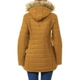 thumbnail image 3 of Ma Croix Women's Lightweight Puffer Jacket with Detachable Fur Hood up to Size L, 3 of 7