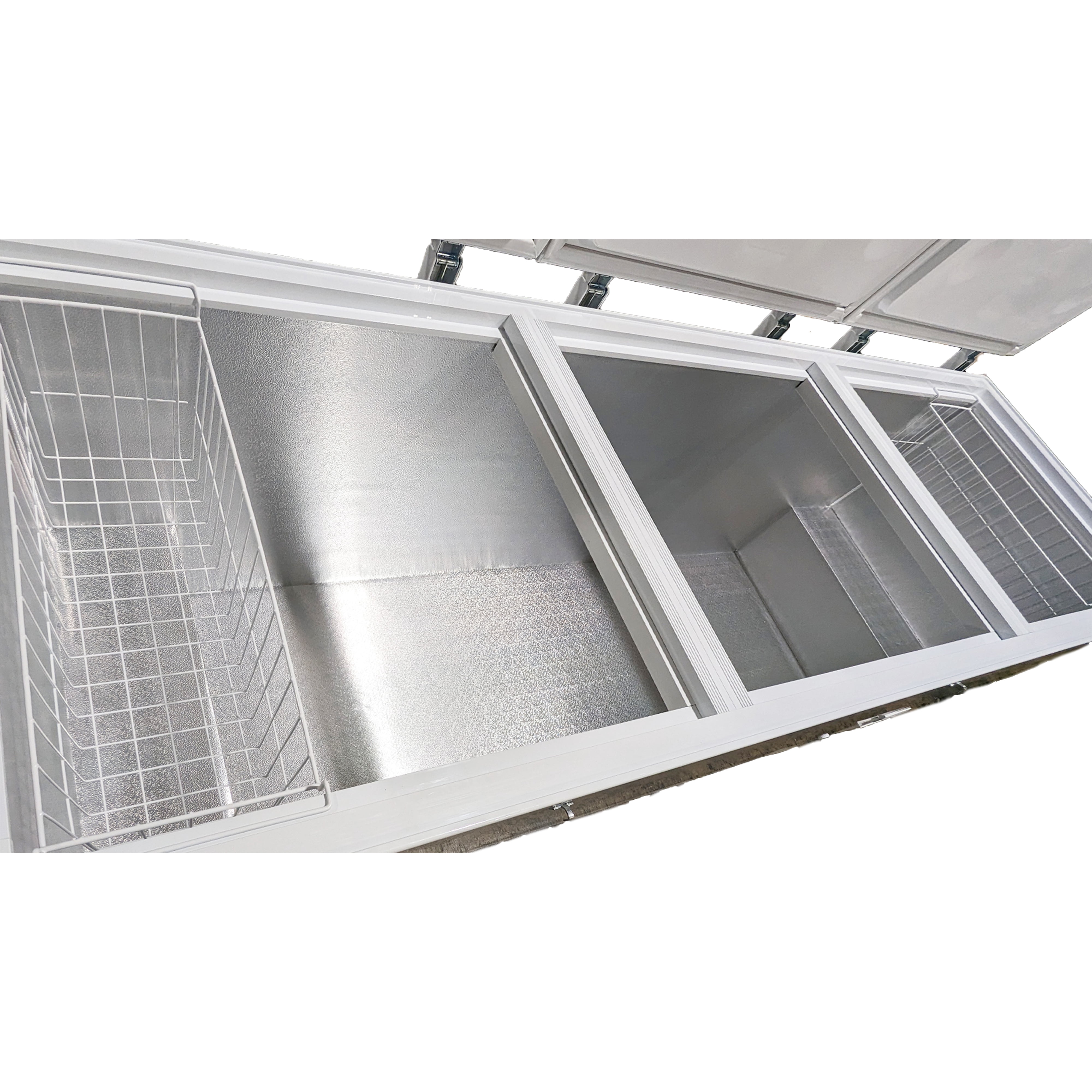 42 Cu.Ft. Chest Freezer, Deep Freezer with Top Open Three Door 106 in. Commercial Freezer NSF