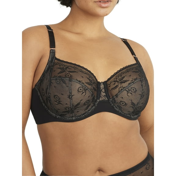Skarlett Blue Womens Lacy Full Coverage Bra Style-334235