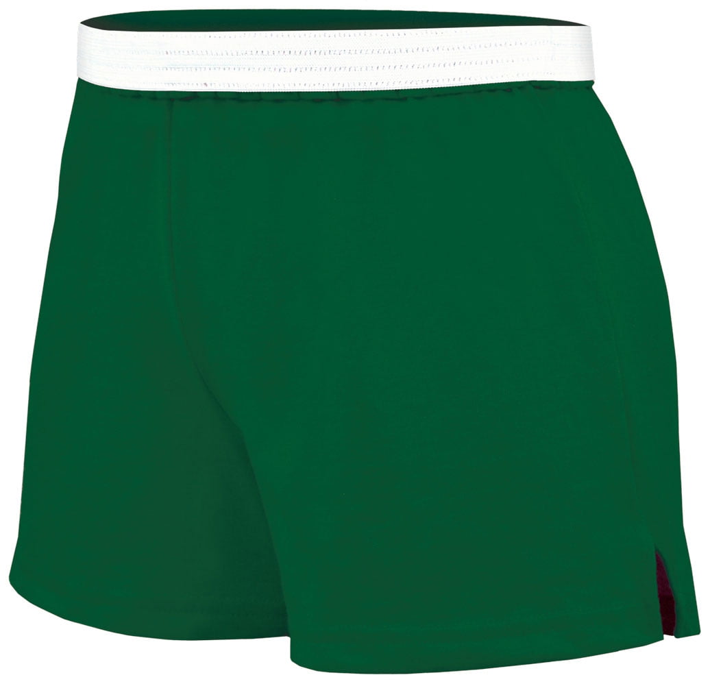 Kelly Green Retro Running Shorts with Gold Trim Small 