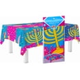 thumbnail image 4 of Hanukkah Tablecloth - Hanukkah Paper Goods - 55" x 92" - 2 Pack, 4 of 6
