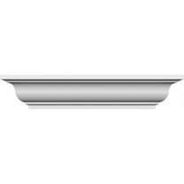 Ekena Millwork 48" Bottom Width x 56 1/2" Top Width x 5 3/4"H x 1/2"P Stanford Crosshead