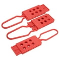thumbnail image 3 of EOTVIA 3pcs Tag Out Lock Out Hasp 6 Holes Nylon Hasp For Electrical Isolation Locking,Insulated Lock Hasp, Tagout Hasp, 3 of 8