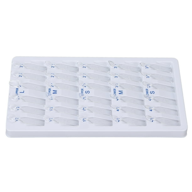 Kit De Reemplazo De Dientes, Carilla De Porcelana Dental Reemplazo De Material Plástico Blanqueamiento De Dientes Higiénico Seguro 30 Piezas Para El Hogar Para El Hospital Dental ANGGREK Plastic Tooth Veneer