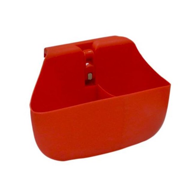 Wallmates 8525-RED Push N Stay Suction Divided Sink Organizer, Red