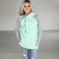 thumbnail image 4 of Sudadera Con Capucha De Mujer Sudadera Casual Colour Block, 4 of 4