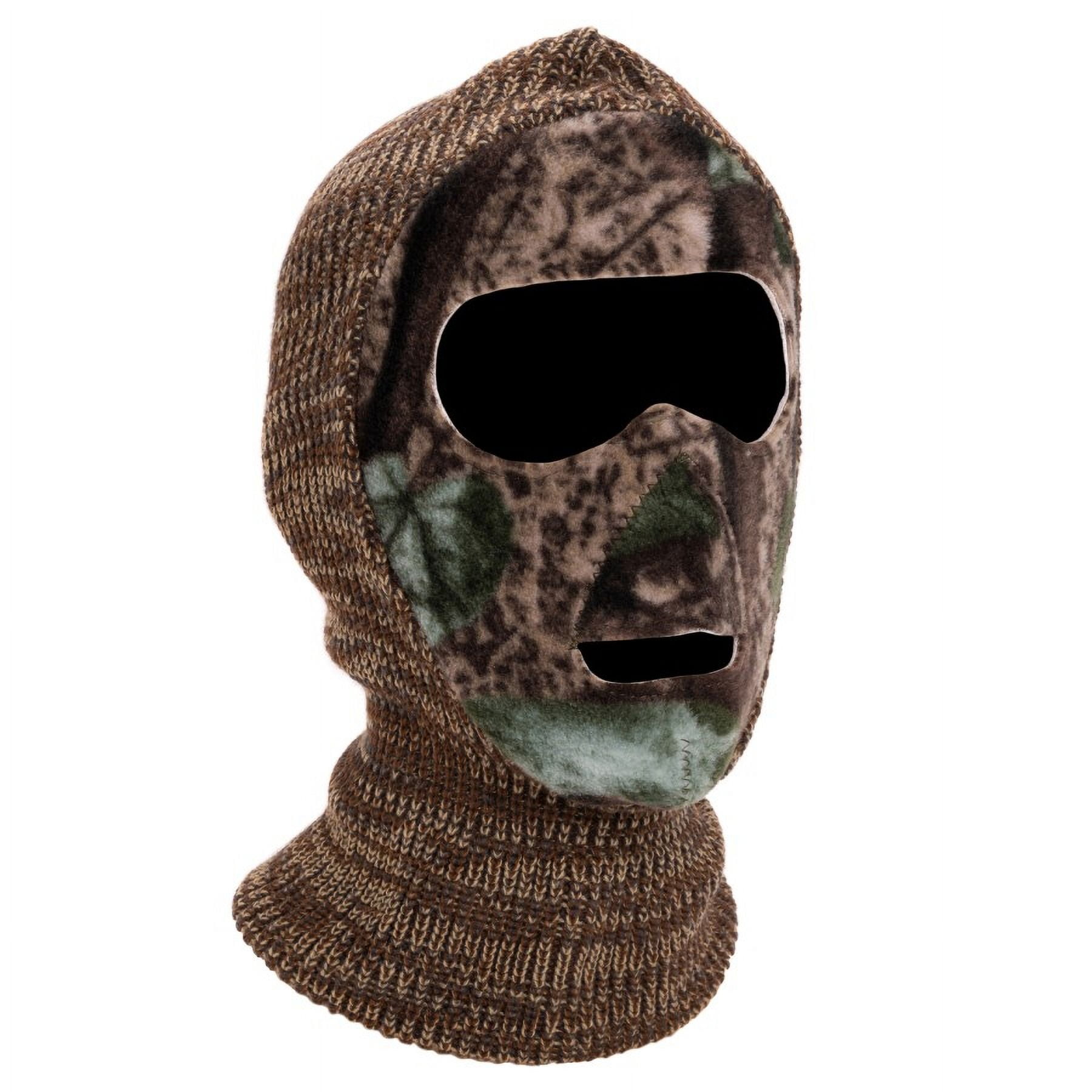 Quietwear Men's 2-Hole Reversible Face Mask, Adventure Grey/Snow, One Size Fits Most