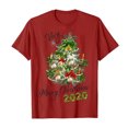 thumbnail image 1 of Camisas de Navidad Para Mujer, Manga Corta, Casual, Copo de Nieve de Papá Noel, Divertidas Camisetas Con Estampado Odeerbi ODB205453, 1 of 8
