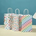thumbnail image 1 of Cqxid Event & Party Under $10 12 Pack Small Size Kraft Paper Bags With Handle For Party, 1 of 3