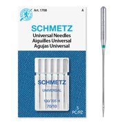 Schmetz Universal Sewing Machine Needles - Size 70/10, 5 Count