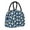 Black, variant on Horeoi Star Penguin Pattern Large Insulated Lunch Bag for Work, School, Picnic - Waterproof, Durable Oxford Cloth, Comfortable Handle-Black