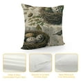 thumbnail image 4 of Chilfamy   Pillow Covers Vintage Two Bird's Nest Eggs Decorative Pillow Case&nbsp;Cobbled Road Cushion Covers Home/Couch/Bedroom/Livingroom/Kitchen/Car, 4 of 5