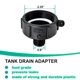 thumbnail image 3 of Adaptador de Mano IBC de 4 Piezas 275 330 Adaptador de IBC de Rosca Fina Conector de Adaptador de Manguera de Jardín de 2 Pulgadas para Tanque de Agua, 3 of 5