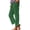 Army Green, variant on Linen Pants for Women Plus Size Summer Cotton Pants Women 2025 Soft Casual Solid Color Drawstring Tie Elastic Waist Pants with Pockets Loose Fit