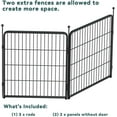 thumbnail image 3 of FXW Rollick Unleashed Dog Playpen for Indoor, Yard, RV Camping, 32 inch 2 Panels for Small and Medium Dogs, Black│Patented, 3 of 5