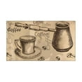 thumbnail image 2 of Coffee Pot Vintage Pattern Kitchen Rugs and Mats Set Of 2,Kitchen Rugs Mats with Dirty Resistance,washable,water Proof,kitchen Mats 17.7x24+17.7x48inch, 2 of 7