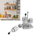 thumbnail image 2 of Dinheiro 4 recipientes para condimentos de acero inoxidable, juego de tarros para especias para cocina, 2 of 7