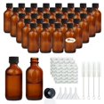 thumbnail image 1 of Botellas de vidrio Maredash Amber Boston Round de 60 ml (paquete de 80), 1 of 7