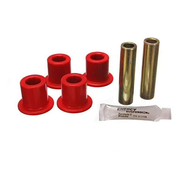 Energy Suspension Ford Frt Shackle Busing Set - Red Fits select: 1999-2003 FORD F250, 1999-2003 FORD F350