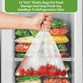 thumbnail image 3 of FungLam 12" X 16" Plastic Produce Clear Bag on Roll, Disposable Clear Food Storage Bags for Bread Fruits Vegetable, 350 Bags/Roll (1 Roll), 3 of 8