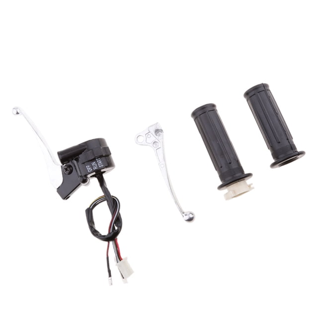 INTERRUPTOR DE CABLE DEL ACELERADOR DE LA PALANCA DE FRENO PARA YAMAHA PW50 PY50 50CC Sunnimix Interruptor de palancas de freno Empuñaduras de mano