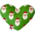 thumbnail image 2 of Mirage Pet 1284-CTYHT8 Smiling Santa Canvas Heart Dog Toy - 8 in., 2 of 2