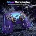thumbnail image 7 of LED Wireless Controller for P5, Compatible with P5 Pro/Slim/PC, Dual Vibration, Macro/Turbo Function, 3.5mm Audio Jack, 6-Axis Motion Controller Gamepad with Speaker&RGBChroma Indigo), 7 of 7