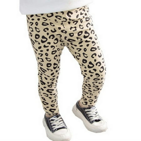 

Toddler Infant Baby Girl Leopard Print Pants Cotton Casual Trousers Stretch