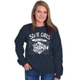 thumbnail image 3 of Adorable Father Daughter Fishing Cute Women Plus Size Crewneck Sweatshirt Brisco Brands 5X, 3 of 5