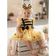 thumbnail image 2 of Infant Baby Girl Summer Clothes Ruffle Fly Sleeve Romper Dress Animal Print Bodysuit Playsuits 3-18M, 2 of 10