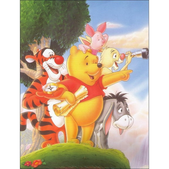 Disney Records Winnie The Pooh Class Acts Vintage Folder
