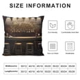 thumbnail image 5 of TIAOTIAOHOU Bar Throw Pillow Cover Mug of Beer Brick Walls Pub Wooden Chairs Shelves Alcohol Covers Decorative Cushion Case for Sofa Couch Bed, 5 of 5