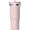 thumbnail image 2 of Nomad 32 oz with Handle and Straw Lid, Leakproof, Double Insulated, 32oz Cup Stainless Steel ( Pink), 2 of 2