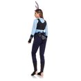 thumbnail image 2 of Disfraz de Halloween de animal loco, policía de la ciudad de anime, Judy, conjunto completo, disfraz de escenario de policía de conejo para padre e hijo, 2 of 5