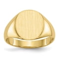 thumbnail image 1 of 14K Yellow Gold Signet Ring, 1 of 6