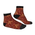 thumbnail image 6 of Salouo Christmas Tree On A Red Background Pattern Unisex Middle Tube Socks,Middle-Finger Knee High Socks Over The Calf Tube Stocking Crew Stockings for Women and Men Tube Socks, 6 of 8