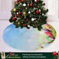 thumbnail image 6 of FMSHPON Easter Cute BunnyEggs Xmas Christmas Tree Skirt Stand Mat for Holiday Party Decoration Indoor Outdoor 48 inches, 6 of 6