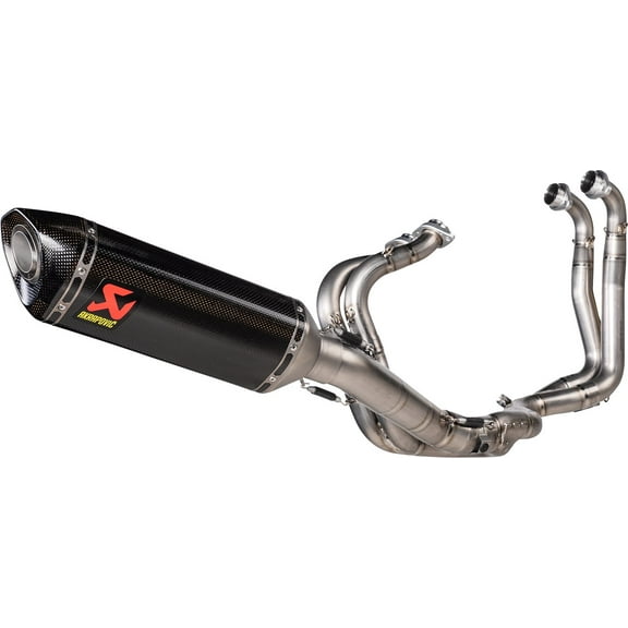 Akrapovic Evolution Line Full System Exhaust - Titanium Headers & Carbon Fiber Muffler - 4-Into-1 - Aprilia RSV4 (S-A10E9-RC)