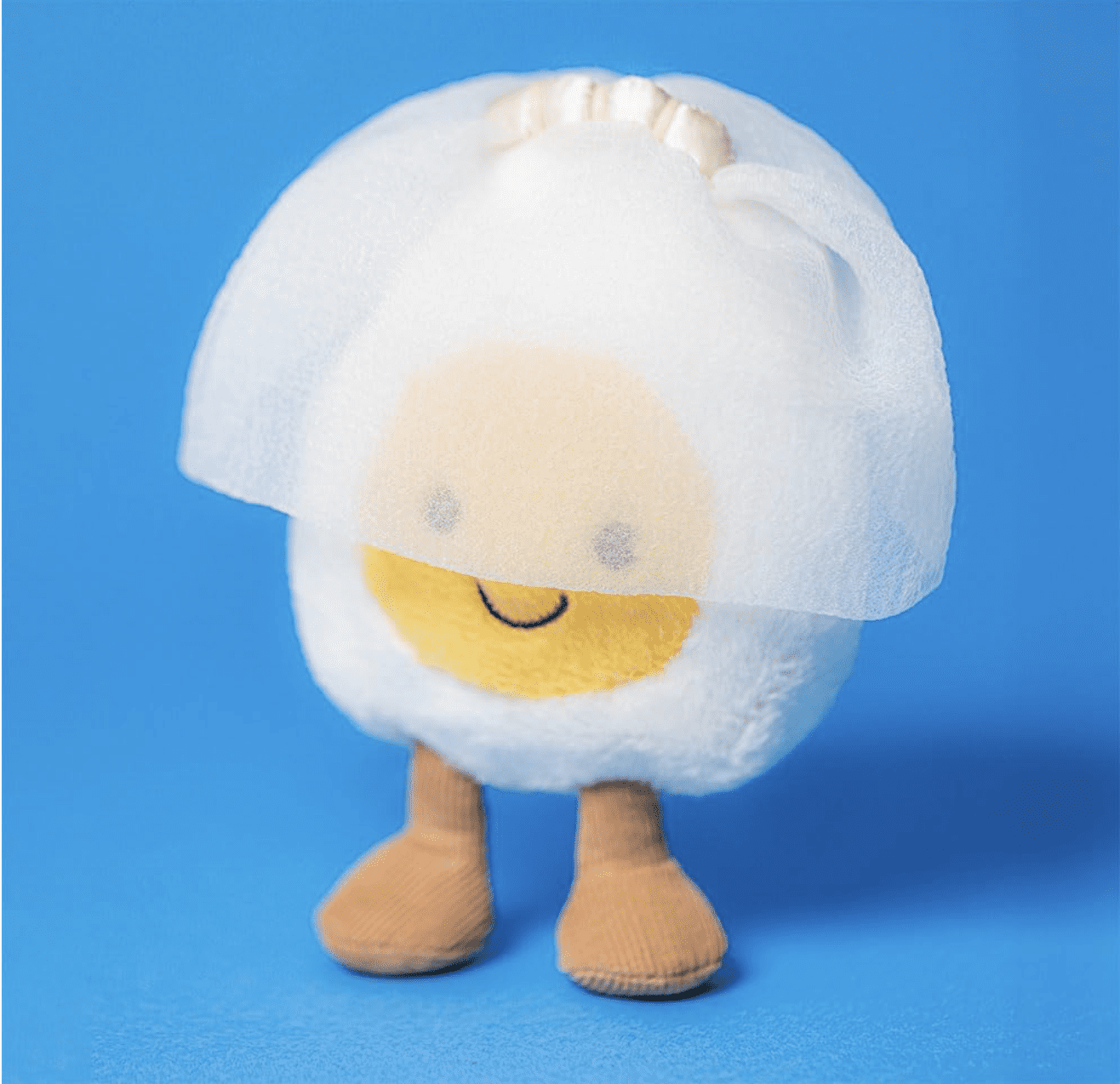 Jellycat Amuseables Boiled Egg Bride Stuffed Toy, 5.5 inches - Food Plush - Fun Wedding & Engagement Gift