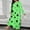 Green#02, variant on Yteetum Women's Print Long Nightgowns Pajamas Soft Long Nightshirt Long Sleeve Nightgown Sleep Dress Ladies Casual Loungewear Long Sleeve Sleepwear Long Robe Homewear Pajamas