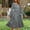 Gray, variant on Elvqul Womens Dresses Long Sleeve Crewneck Dresses for Women Plus Size Printed Pullover Long Dresses with Pockets Gray Elegant