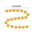 thumbnail image 4 of Halloween Decorations for Home, Orange Led String Lights, Marigold Garland for Decoration, Battery Operated Fairy Lights, 10 Led Steady on 59 Inch / 1.5M Halloween Marigold Led, 4 of 6
