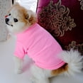 thumbnail image 6 of Denbek Dog Clothes,   Cotton Dog Tee Shirt for Small Dogs Teacup Chihuahua Yorkie Puppy Clothes Easy-On, Yellow-M, 6 of 7