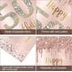 thumbnail image 3 of Banner de puerta para feliz 50 cumpleaños, decoración para mujer, fondo para cartel de puerta de fiesta de 50 cumpleaños en rosa y oro rosa, suministros para posavasos de cumpleaños de cincuenta años, 3 of 5