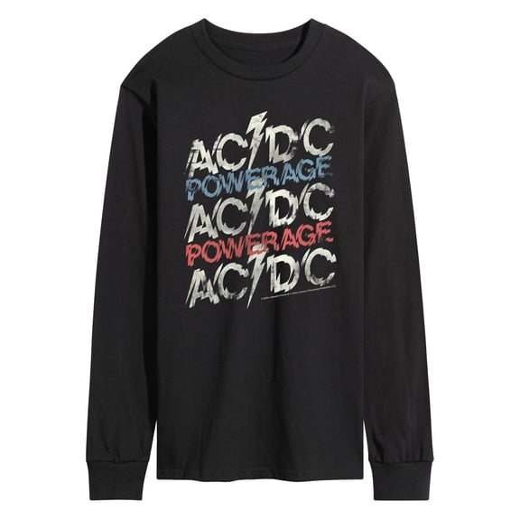 AC/DC - Powerage - Men's Long Sleeve Graphic T-Shirt