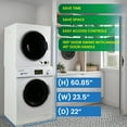 thumbnail image 2 of Space-saving  Stackable Washer and Dryer set, Quiet, Winterize, Auto-Dry, 2 of 10