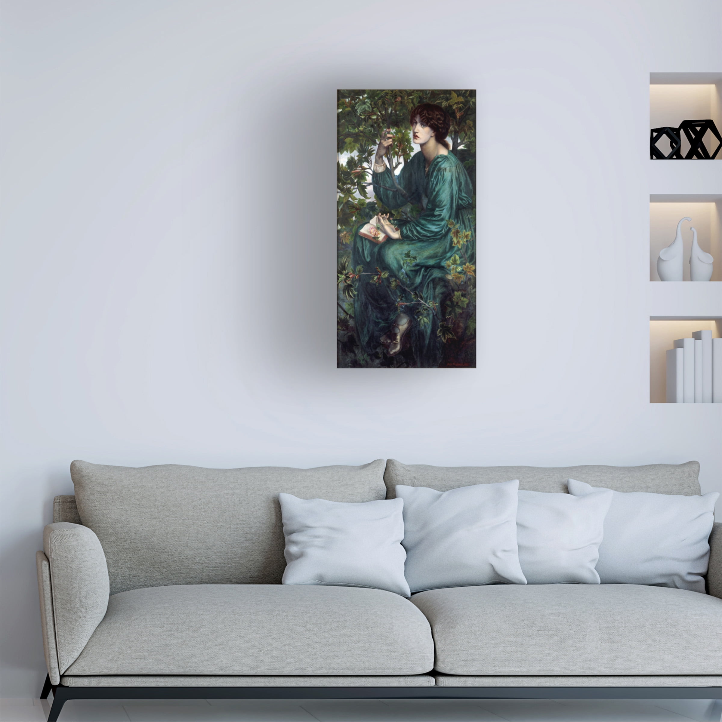 Rossetti 'The daydream' Canvas Art