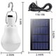 thumbnail image 2 of Lámparas solares con bombilla solar LED para exteriores, lámpara solar para acampar, lámpara colgante solar con panel solar, bombilla de 3 W, iluminación solar para exteriores, 2 of 5