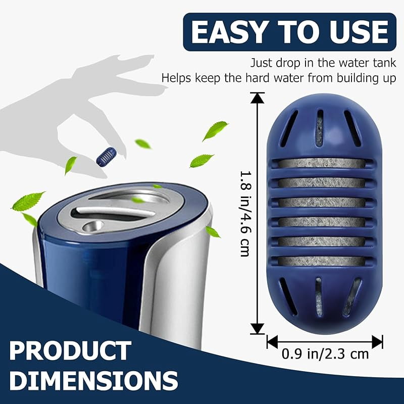 Demineralization Cartridge Compatible with HoMedics Ultrasonic Humidifiers, Prevents Hard Water Build-Up, Filters Mineral Deposits, Purifies Water, Compared to UHE-HDC4, 10 Pack