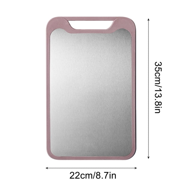 Cutting Boards for Kitchen,Titanium Cutting Board - Stainless Steel Cutting Board for Kitchen 304 Chopping Board Food-Grade for Meat Fruit Vegetables Dishwasher Safe Can Be Hung